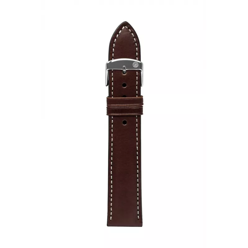 Zeppelin leren band, bruin, 22 mm