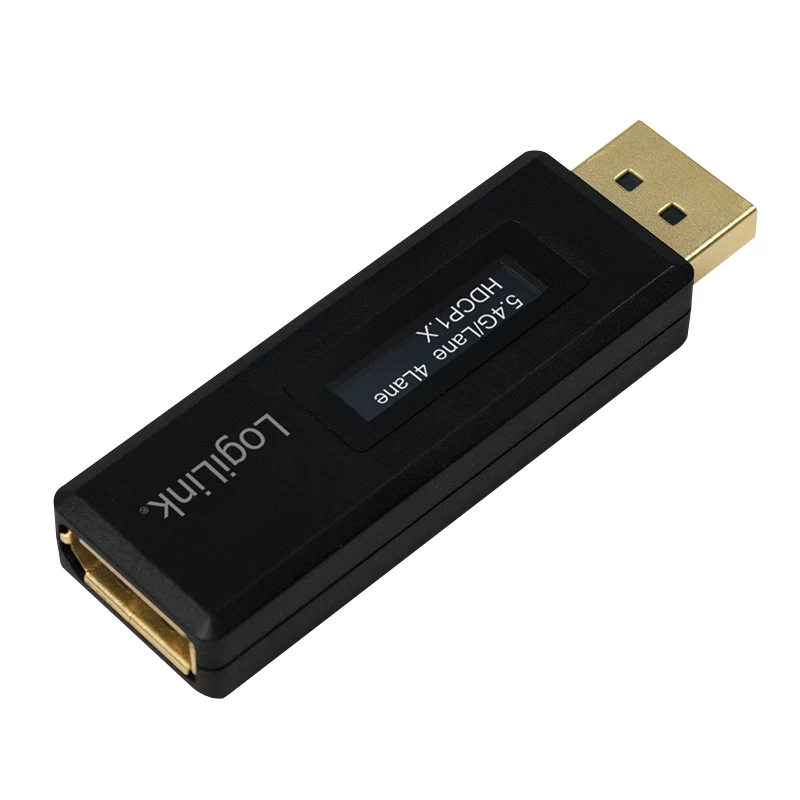 LogiLink CV0112 DisplayPort EDID-tester, zwart
