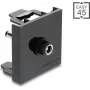 Delock Easy 45 Module DC 5,5 x 2,5 mm bus naar DC 5,5 x 2,1 mm stekker zwart