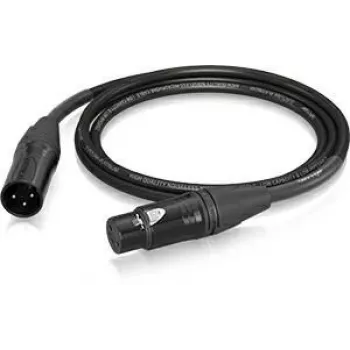 Behringer PMC-150 XLR-kabel, female naar male, microfoonkabel 1,5 m, zwart