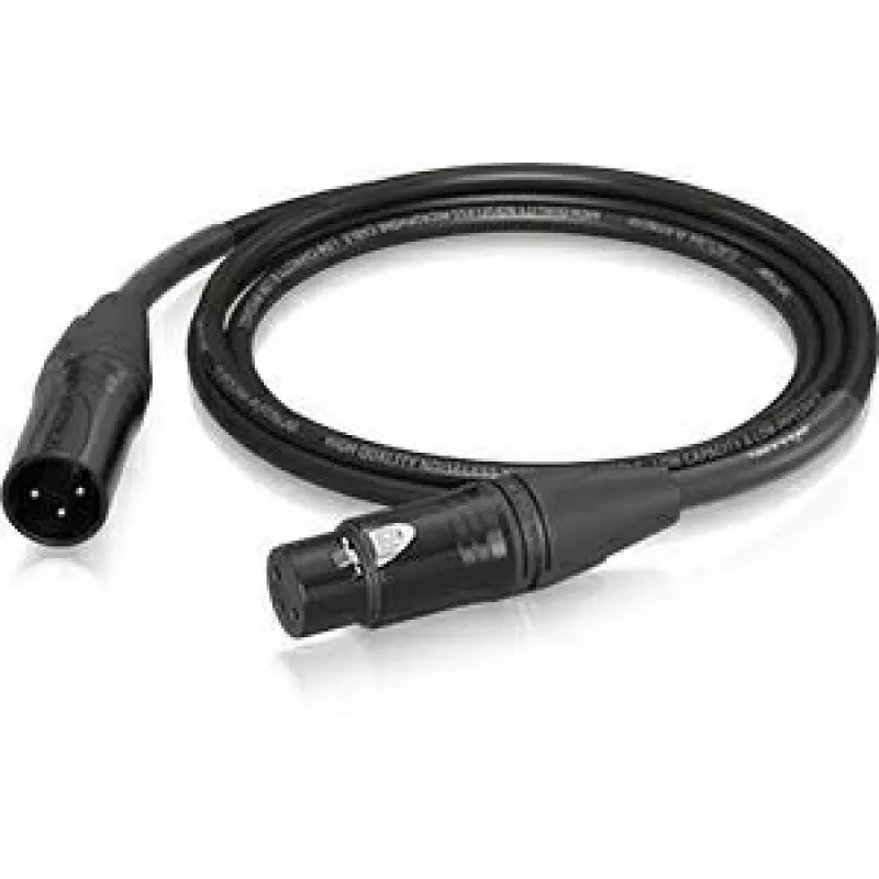Behringer PMC-150 XLR-kabel, female naar male, microfoonkabel 1,5 m, zwart