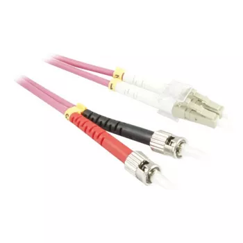SYNERGY21 S216290 2 m LC naar ST Duplex Multimode OM4 50/125um glasvezel-patchkabel, 3 mm, violet