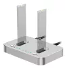 LogiLink USB 3.2 Gen2 dockingstation, 2-bay, voor M.2 NVMe SSD, kloonfunctie