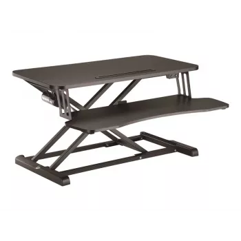 LOGILINK zit-sta bureauconverter, enkele motor, met toetsenbordlade, zwart