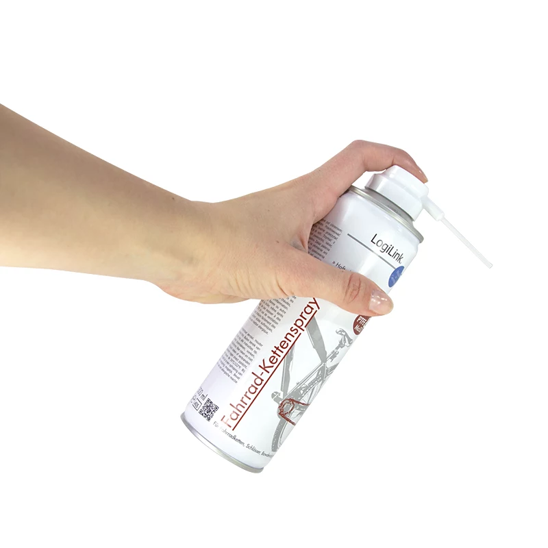 LogiLink RP0024 kettingonderhoudsspray voor fietsen met PTFE en MoS2, 300 ml