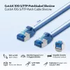 LogiLink SlimLine Cat.6A S/FTP LSZH patchkabel, 15 m, blauw