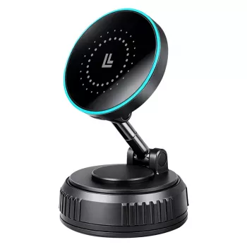LogiLink draadloze auto-oplader, vacuüm-magneet, 360° opvouwbaar, 25W