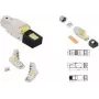 LogiLink MP0085 veldconfectoneerbare Cat.8.1 RJ45-stekker, afgeschermd, extra kort