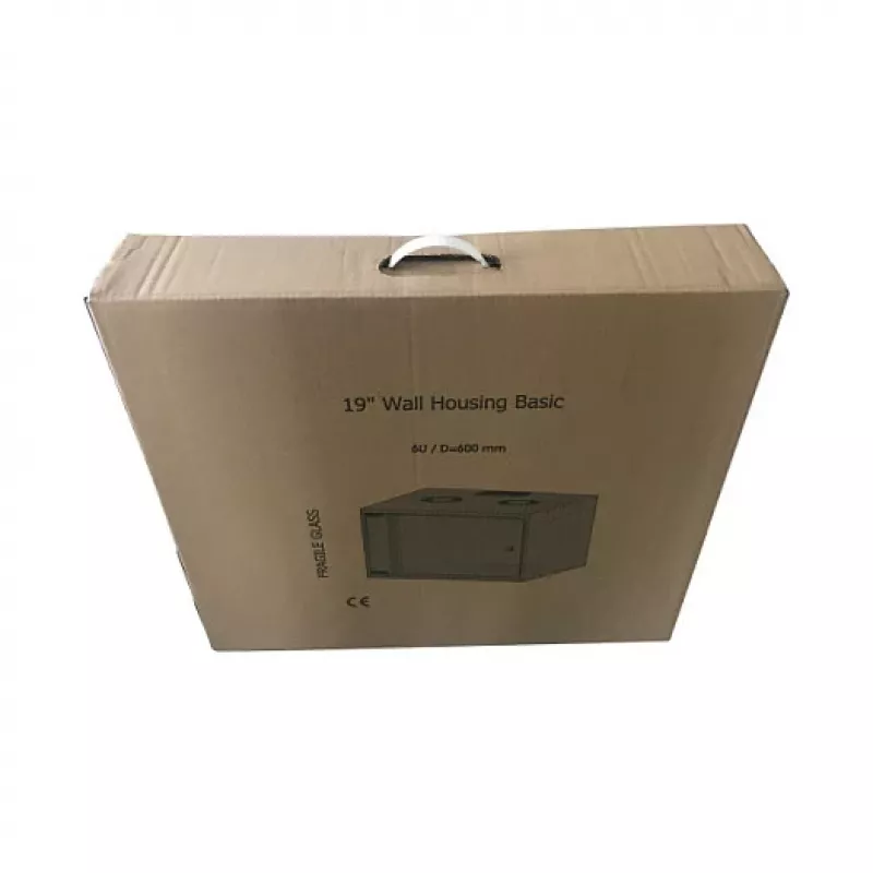 EFB Elektronik BASIC 15U wandmontage netwerkkast, 19 inch, 450 mm diepte, zwart RAL 9005