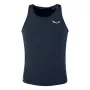 Salewa Agner Hybrid Tank mouwloze kinderbasetop - Navy Blazer Melange 104-116 cm