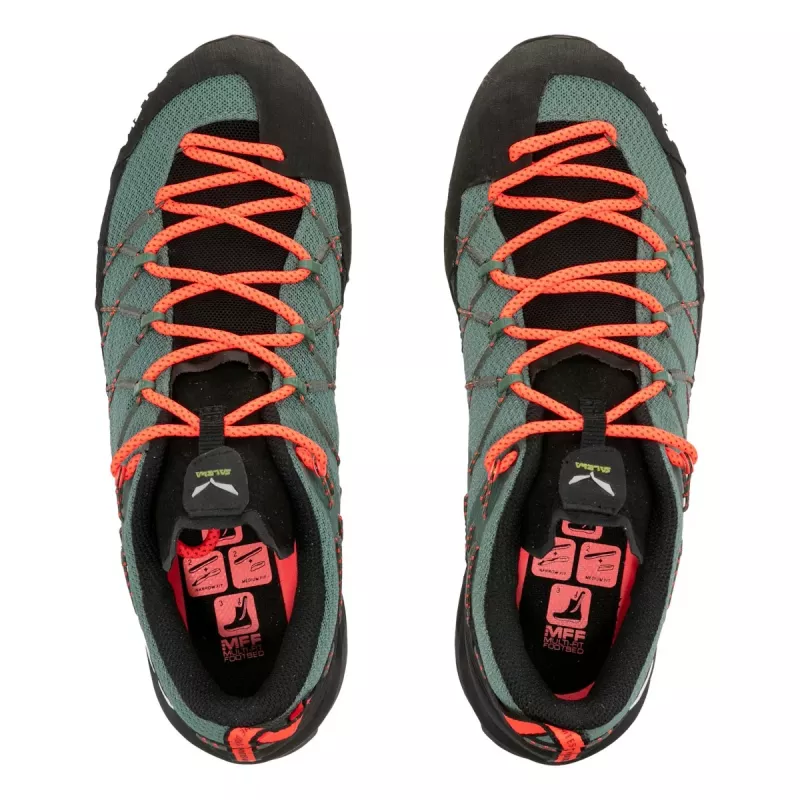 Salewa Wildfire 2 dames-approacheschoenen - Black Out / Fluo Coral