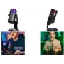 LogiLink HS0058 USB-condensatormicrofoon met RGB-licht, 192kHz, zwart