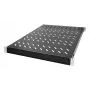 LogiLink 19 inch verstelbaar rek voor racks, 1U, 600mm diepte, zwart (SF0600B)