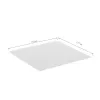 LogiLink EO0086 Bodembeschermingsmat, 117 x 120 cm, extra zacht, transparant, antislip, voor harde vloeren