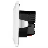 LogiLink wandcontactdoos met 1 Schuko-stopcontact en 2-poorts USB-C-oplader, 25W PD, wit
