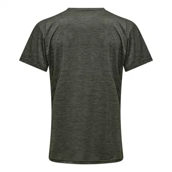 Salewa Puez Melange Dry korte mouwen T-shirt - Dark Olive Melange - XL