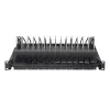 LogiLink SF100B 19 inch 1U uitschuifbaar rek voor notebooks, tablets en smartphones, zwart