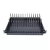 LogiLink SF100B 19 inch 1U uitschuifbaar rek voor notebooks, tablets en smartphones, zwart