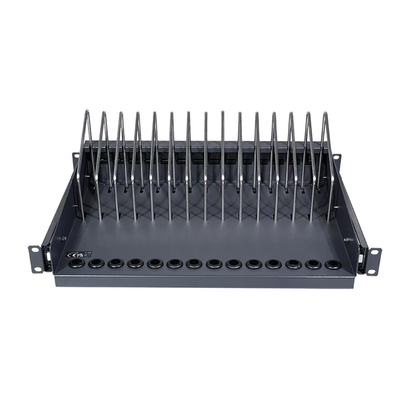 LogiLink SF100B 19 inch 1U uitschuifbaar rek voor notebooks, tablets en smartphones, zwart