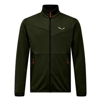 Salewa Puez Cammino PL fleecejas zonder capuchon heren Dark Olive