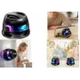 LogiLink SP0073 draagbare Bluetooth 5.4 TWS-luidspreker met magneetvoet, LED-verlichting, IPX5 spatwaterbescherming, zwart