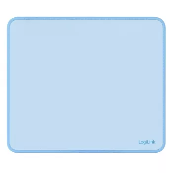 LogiLink muismat 220 x 250 mm blauw - textieloppervlak, antislip rubberen basis