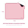 LogiLink muismat 220 x 250 mm roze - stofoppervlak, antislip rubberen basis