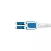 LogiLink Uniboot Push-Pull LC-LC OS2 singlemode glasvezel-patchkabel, 0,5 m, LSZH, geel