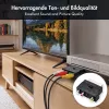 LogiLink SCART naar RCA/S-Video-adapter met schakelaar, zwart