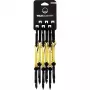 Wild Country HMS Screwgate vergrendelbare karabiner 6-pack - zwart/geel, 25 kN