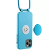 Just Elegance JE PopGrip hoesje voor iPhone 11 Pro 5,8 inch blauw/aqua
