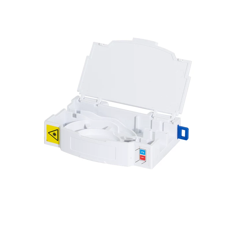 LogiLink FTTH-afsluitbox voor DIN-railmontage, 2 poorten, wit