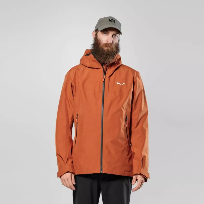 Salewa heren Puez GTX 3L EPE waterdichte hardshell-jack - Bombay Brown, maat L (EU 50)