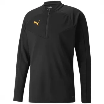 PUMA heren individualFINAL 1/4 zip trainingstop zwart