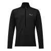Salewa Puez Cammino Polarlite half-zip fleece heren Black Out L