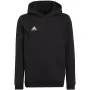adidas Entrada 22 hoody sweatshirt voor kinderen zwart 128cm