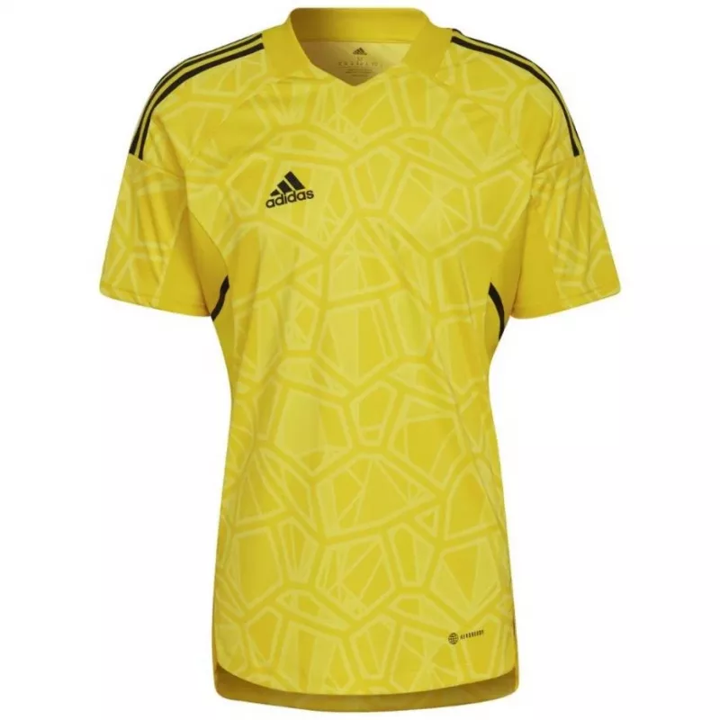 adidas Heren Condivo 22 Keepersshirt Korte Mouw Solar Yellow HF0138