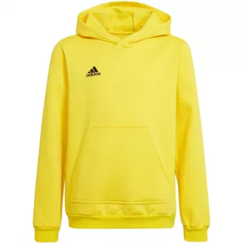 adidas Entrada 22 Hoody Team Geel/Zwart Jeugd 164