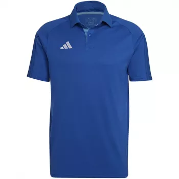 adidas Tiro 23 Competition Polo Heren-Shirt Team Royal Blue/Wit 2XL