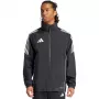 adidas Tiro 24 regenjack heren zwart/wit IJ7390 maat S