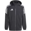 adidas Tiro 24 regenjack heren zwart/wit IJ7390 maat S