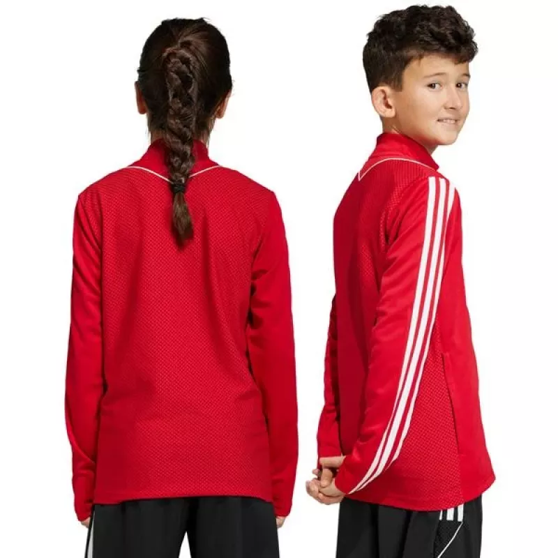 adidas Tiro 23 League trainingssweatshirt voor kinderen rood HS3527 maat 176 cm