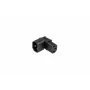 Kabelmeister IEC C14 naar C13 haakse netadapter, 10A 250V, zwart