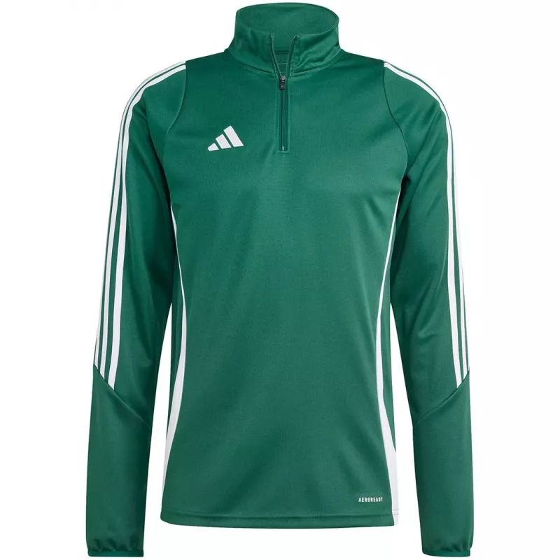 adidas Tiro 24 trainingstop heren sweatshirt groen-wit IS1040 2XL