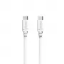 Hama USB-C naar USB-C kabel, 2 m, 60 W Power Delivery, wit