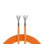 EFB Elektronik INFRALAN bulk-installatiekabel 1m SFTP Cat.7 LSZH oranje