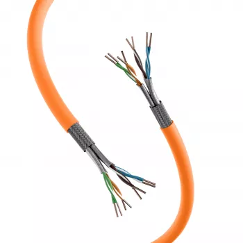 EFB Elektronik INFRALAN bulk-installatiekabel 1m SFTP Cat.7 LSZH oranje