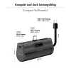 LogiLink mobiele powerbank, LiPo, 4500 mAh, geïntegreerde USB-C-stekker, zwart
