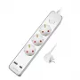 LogiLink LPS287U stekkerdoos met 3 veiligheidsstopcontacten, USB-A & USB-C PD 20W, tuimelschakelaar, 1,5m kabel, wit