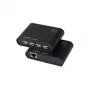 LogiLink USB 2.0 Cat.5-extender met 4-poorts hub, 50 m, zwart